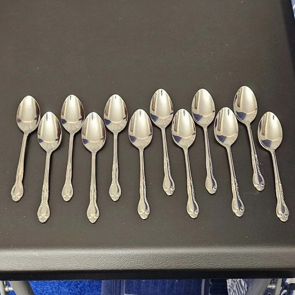 Vintage National Stainless Korea Flatware - 36 pcs. + 3 Serving Pcs.